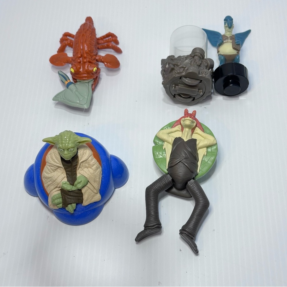 Lot Of 4 Star‎ Wars Action Figures Lucasfilm Jar Jar